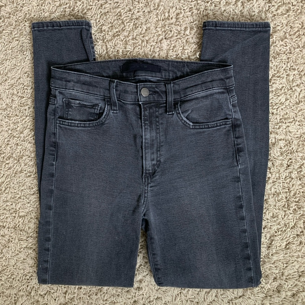Joe’s Jeans The Charlie size 27 high rise skinny ankle black jeans